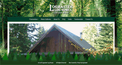 Desktop Screenshot of logmasterloghomes.net